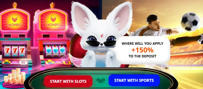 Monro Casino registration bonus